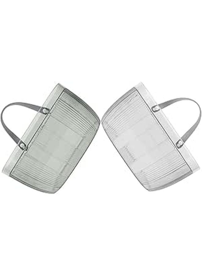 Wall Mounted Onion Potato Storage Basket 2 Pack Hanging Kitchen Vegetable Fruit Organizer - Image 1