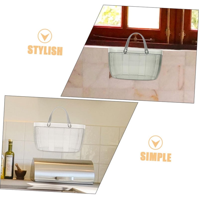 Wall Mounted Onion Potato Storage Basket 2 Pack Hanging Kitchen Vegetable Fruit Organizer - Image 4