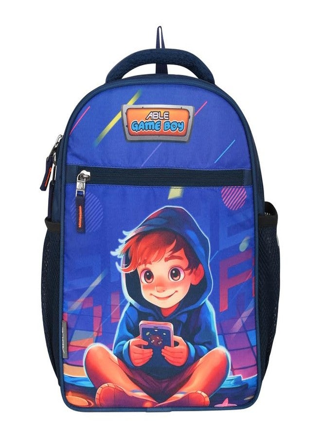 ABLE Game Boy Printed 15L School Bag for Kids.Ideal Bags for Age Group : 2-5 yrs - Image 1