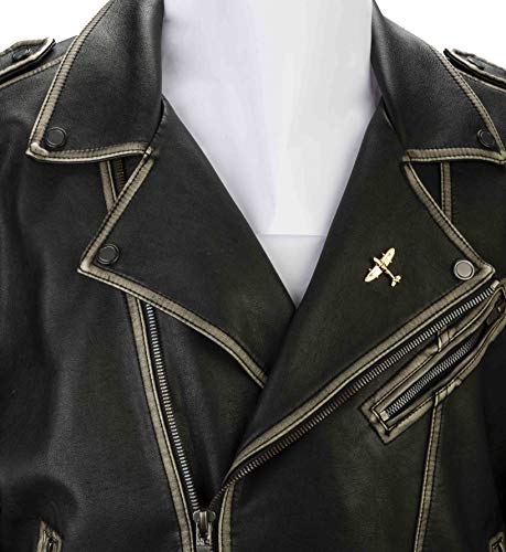 Knighthood Golden Airplane Shape Lapel Pin Badge for Men – Stylish Suit Accessory, Brooch for Travel Enthusiasts and Formal Events - Image 3