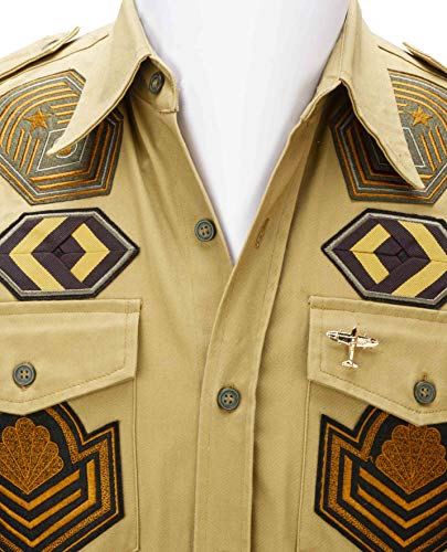 Knighthood Golden Airplane Shape Lapel Pin Badge for Men – Stylish Suit Accessory, Brooch for Travel Enthusiasts and Formal Events - Image 4