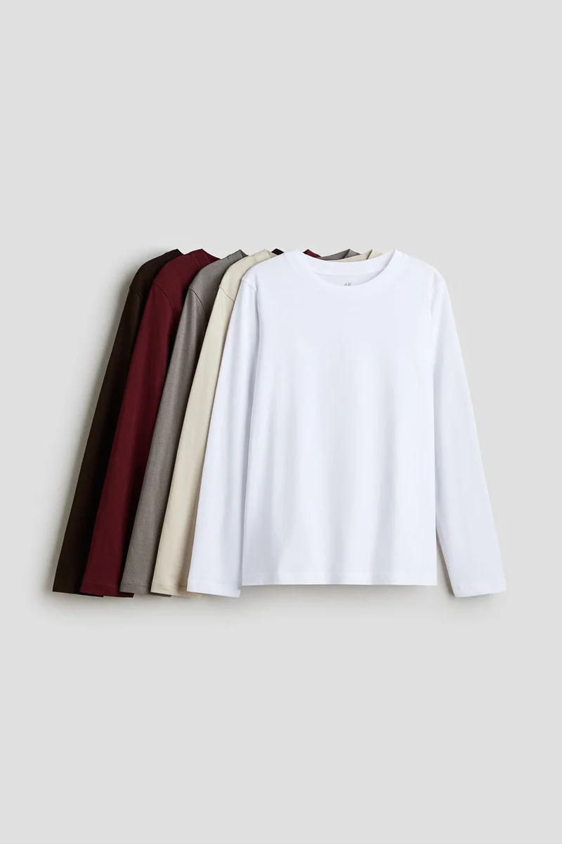 H&M 5-pack jersey tops