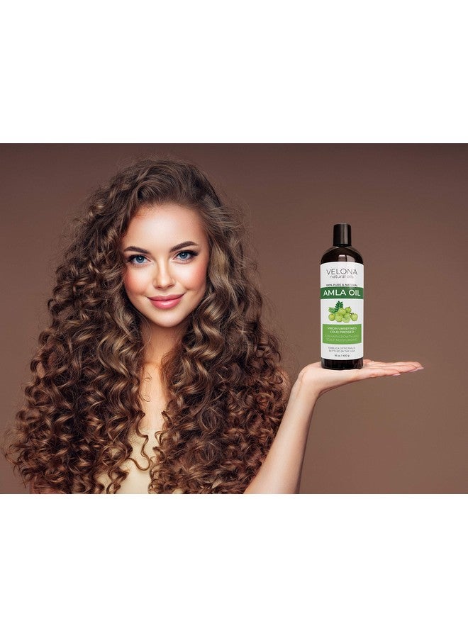 velona Elona Amla Oil Usda Certified Organic 4 Oz (With Dropper) ; 100% Pure And Natural Carrier Oil ; Extra Virgin Unrefined Cold Pressed ; Hair Growth Body Face & Skin Care ; Use Today Enjoy Results - Image 4