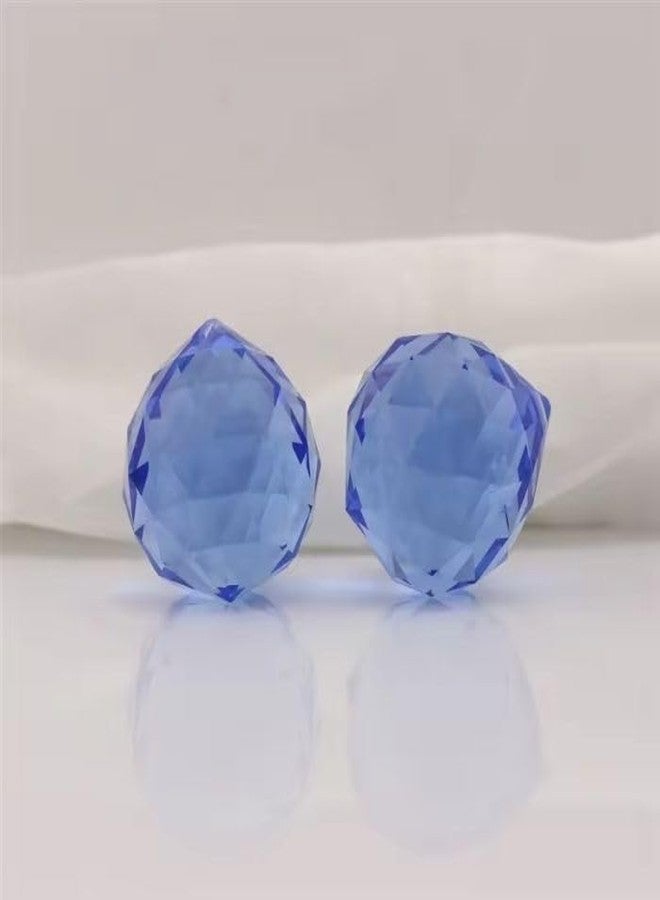 Abaj Lighting 40 mm Blue Crystal Ball, Decorative Fengshui Clear Crystal Hanging Ball for Good Luck & Prosperity - 40 mm (Pack of 1) - Image 3