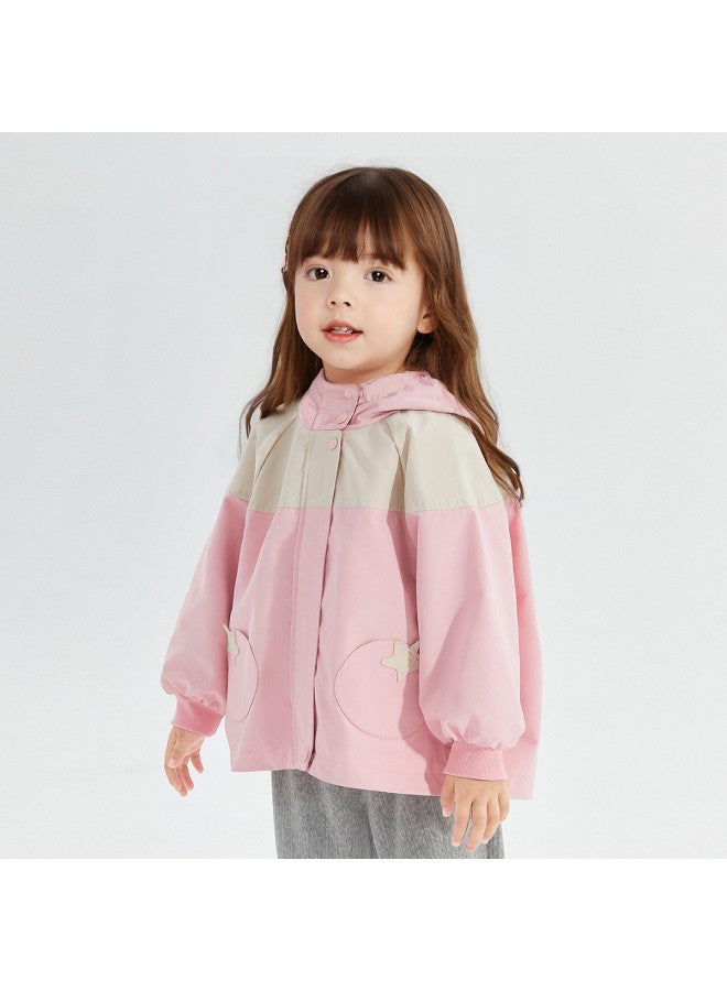 DEESHA Exclusive Collection Color-blocked A-line Jacket】infant & Toddler Girls' Spring/autumn Casual Versatile Top - Image 4