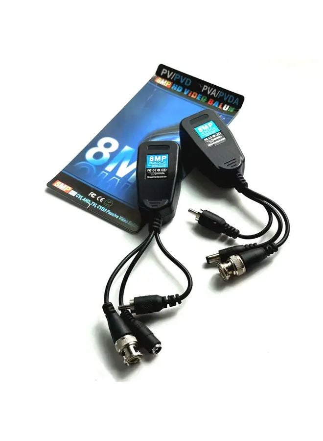 2 In 1 HD Video Balun BNC To RJ45 3 In 1 DC BNC RCA Connector For CCTV Camera - Image 4