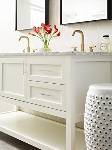 Amerock | Cabinet Pull | Polished Chrome | 3-3/4 inch (96 mm) Center to Center | Bar Pulls | 1 Pack | Drawer Pull | Drawer Handle | Cabinet Hardware - Image 2