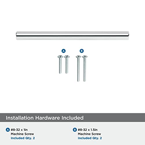 Amerock | Cabinet Pull | Polished Chrome | 3-3/4 inch (96 mm) Center to Center | Bar Pulls | 1 Pack | Drawer Pull | Drawer Handle | Cabinet Hardware - Image 5