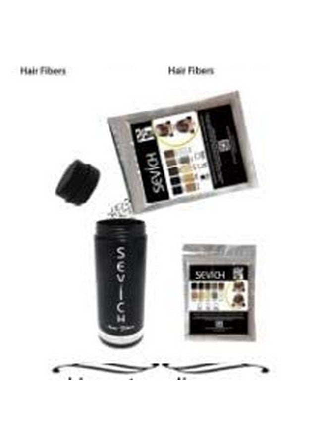 Sevich Sevich Hair Building Fiber Refill Bag (Black), Powder Based fibers | Natural Hair Thickening Fibre for Thin Hair Men & Women | Cover bald spot, 25gm (Pack of 5) - Image 3
