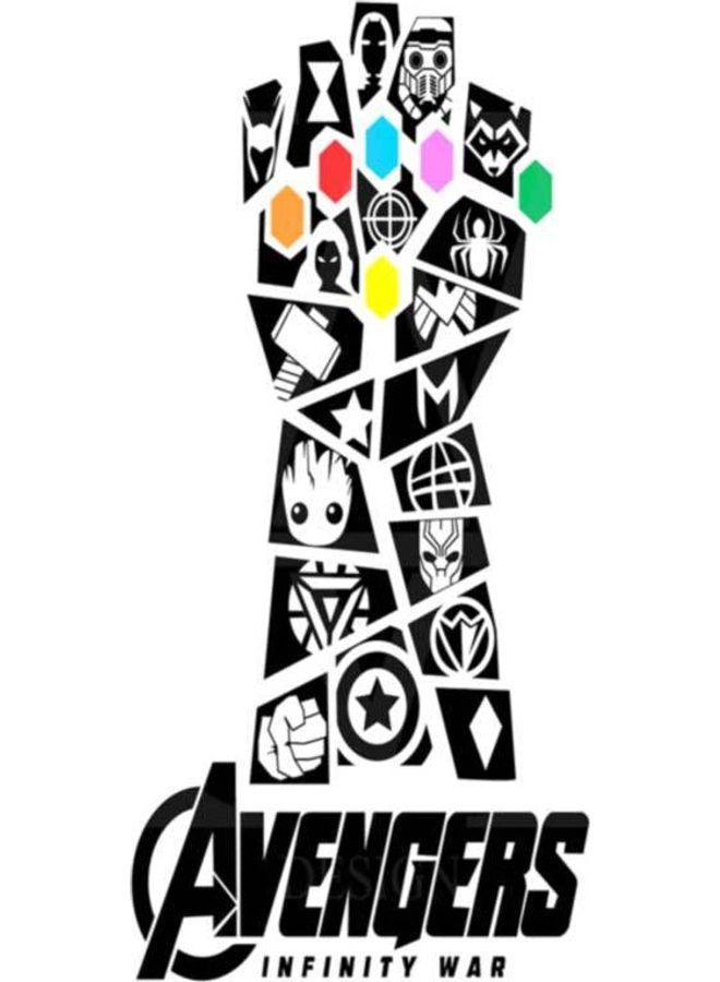 نيبمينينت ملصق جداري من سلسلة "Avengers Fist" متعدد الألوان