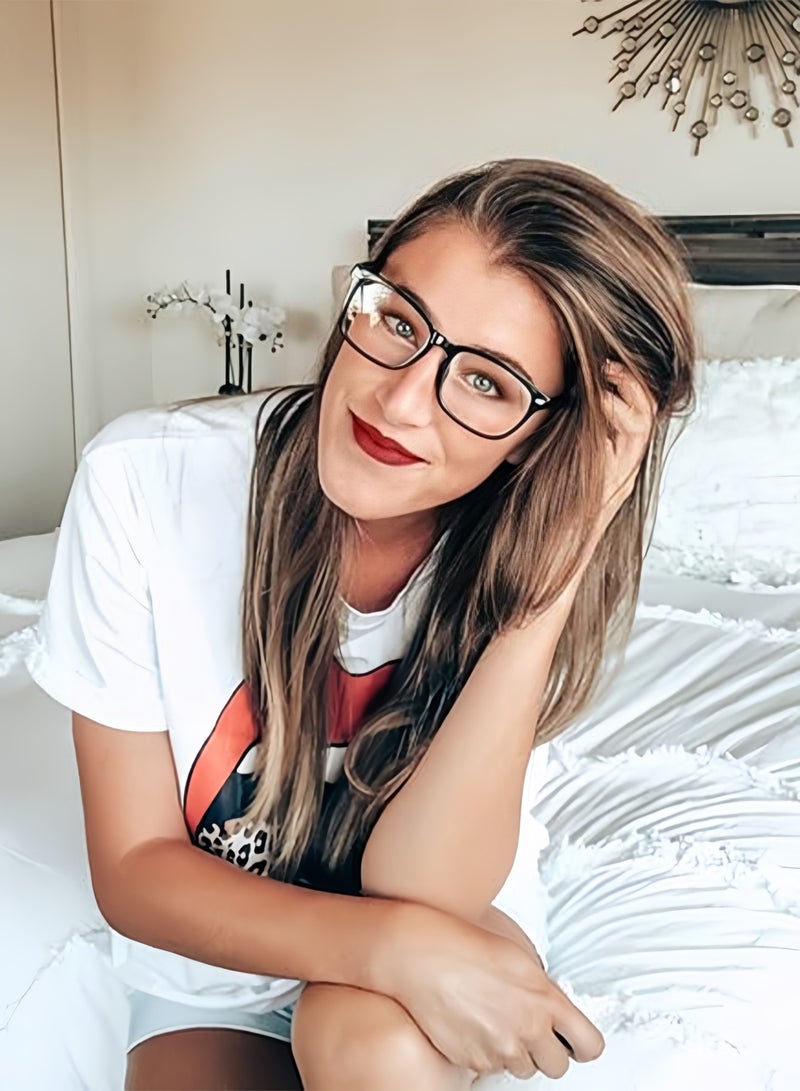 Unisex Stylish Nerd Non-prescription Glasses For Women Men, 2PCS Fashion Vintage Square Frame Fake Eyeglasses, Anti-Blue Light Full Frame Retro Fashion Simple Frame Glasses For Travel Holiday - Image 3