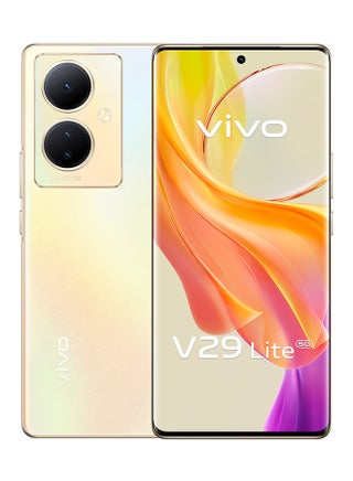 V29 Lite 5G ثنائي الشريحة ذهبي حالم 12+8 جيجابايت رام 256 جيجابايت - إصدار الشرق الأوسط