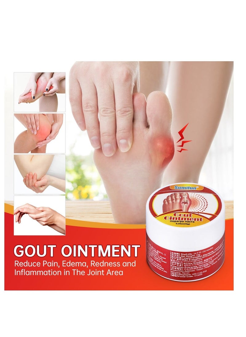 Sumifun Bunion Pain Relief Cream, Toe Joint Valgus Corrector Cream, Healing Ointment For Gout Topical Arthritis Pain Relief For Joint Toe Relief Stiffness Gout Cream, Bunion Cream For Bunion And Toe Swelling  - Image 1