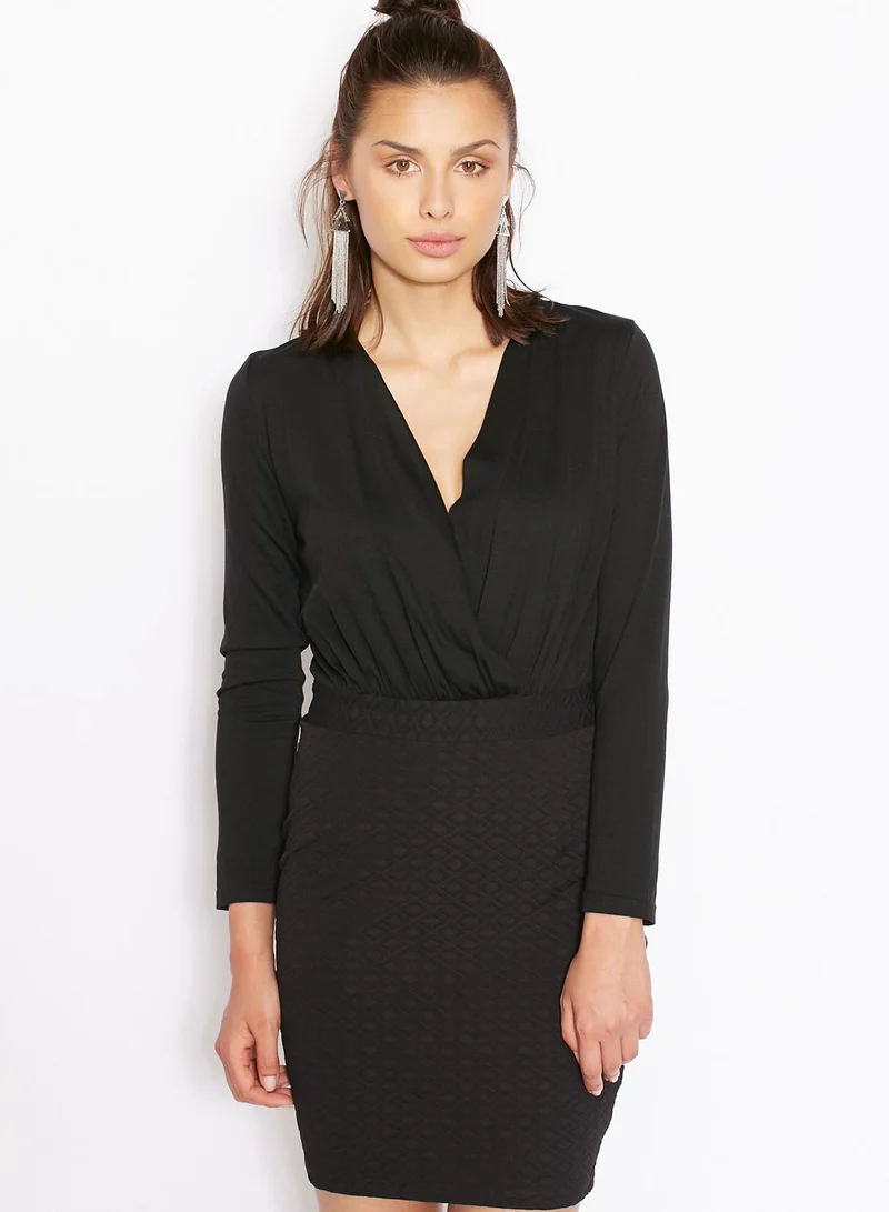 Ginger Wrap Front Dress