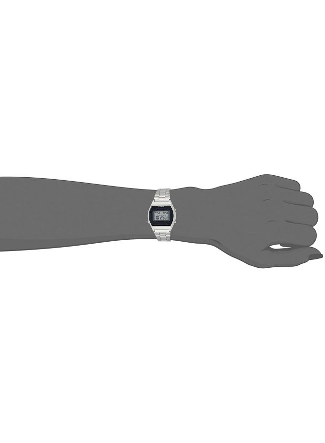 CASIO Unisex Youth Water Resistant Digital Watch B640WD-1AVDF - 39 mm - Silver - Image 4