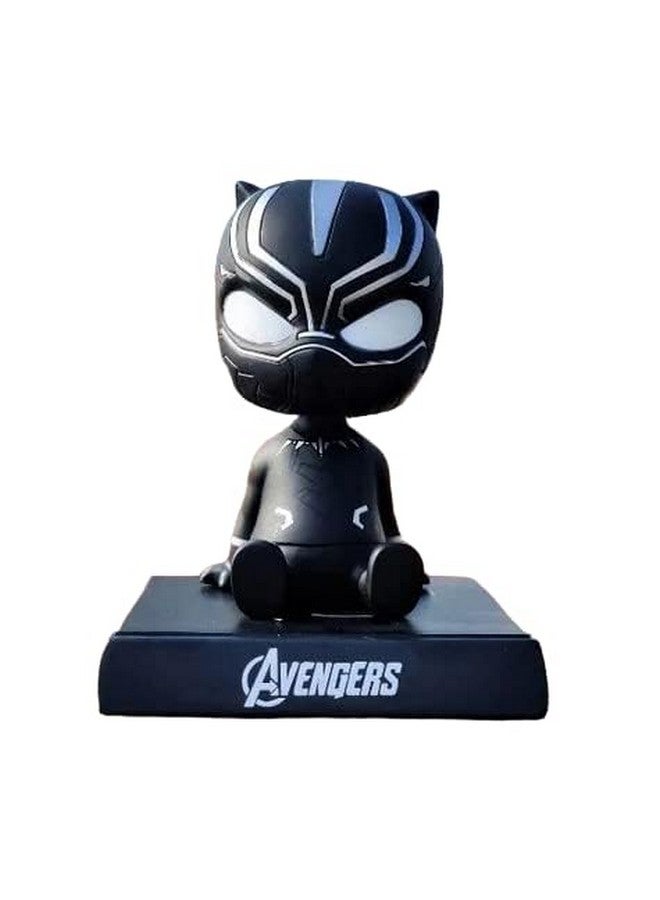 Trunkin Black Panther Sitting Bobblehead - Image 1