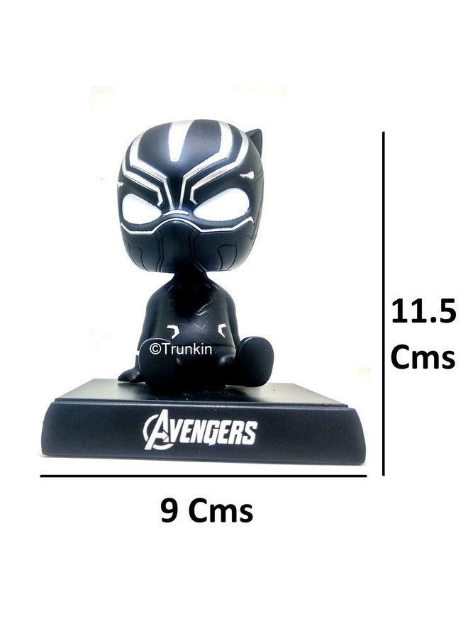 Trunkin Black Panther Sitting Bobblehead - Image 3