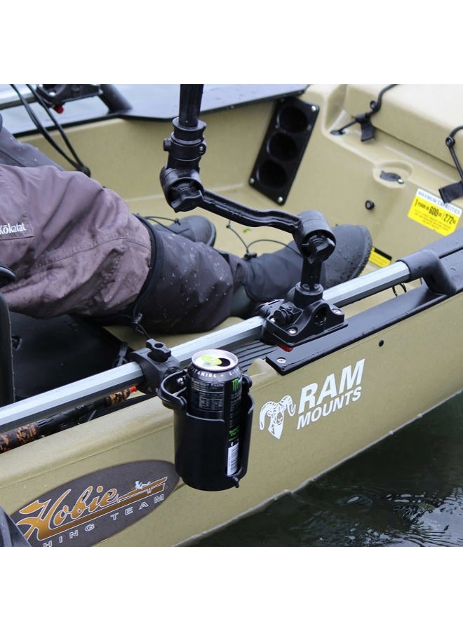 RAM Mounts Level Cup 16oz Drink Holder with RAM Tough-Claw Mount RAM-B-132-400U for Motorcycle, ATV/UTV, Bike - Image 3