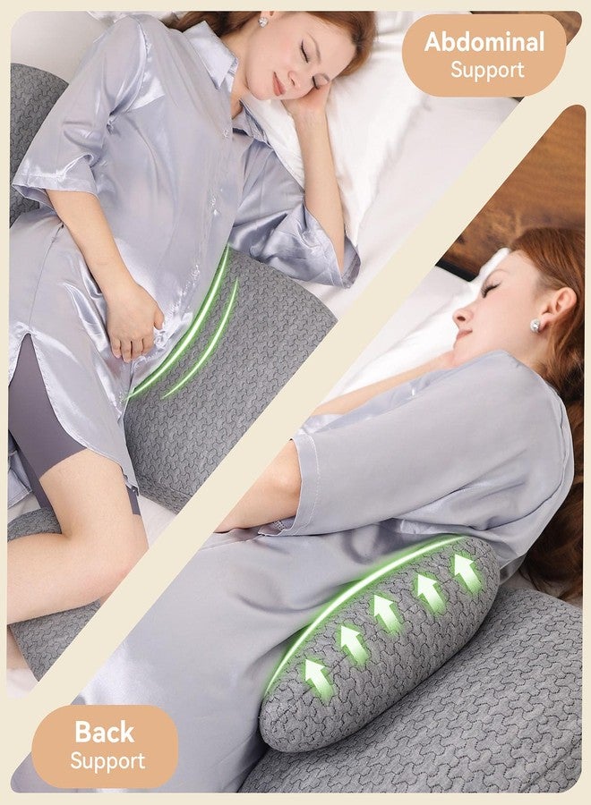 Luv Lap Pregnancy Pillows Breathable Material, Pregnancy Pillow for Sleeping Portable, Compact Maternity Support for Belly, Back & HIPS,Pregnancy Pillows for Sleeping,Comfortable - Image 4