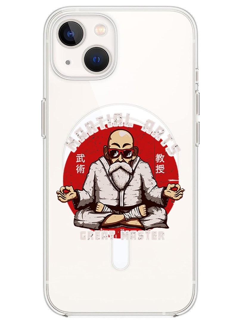 Theodor Magnetic Case for iPhone 14 Plus 6.7-inch Compatible with MagSafe Wireless Charging, Shockproof Phone Bumper Cover Martial arts copy - Image 1