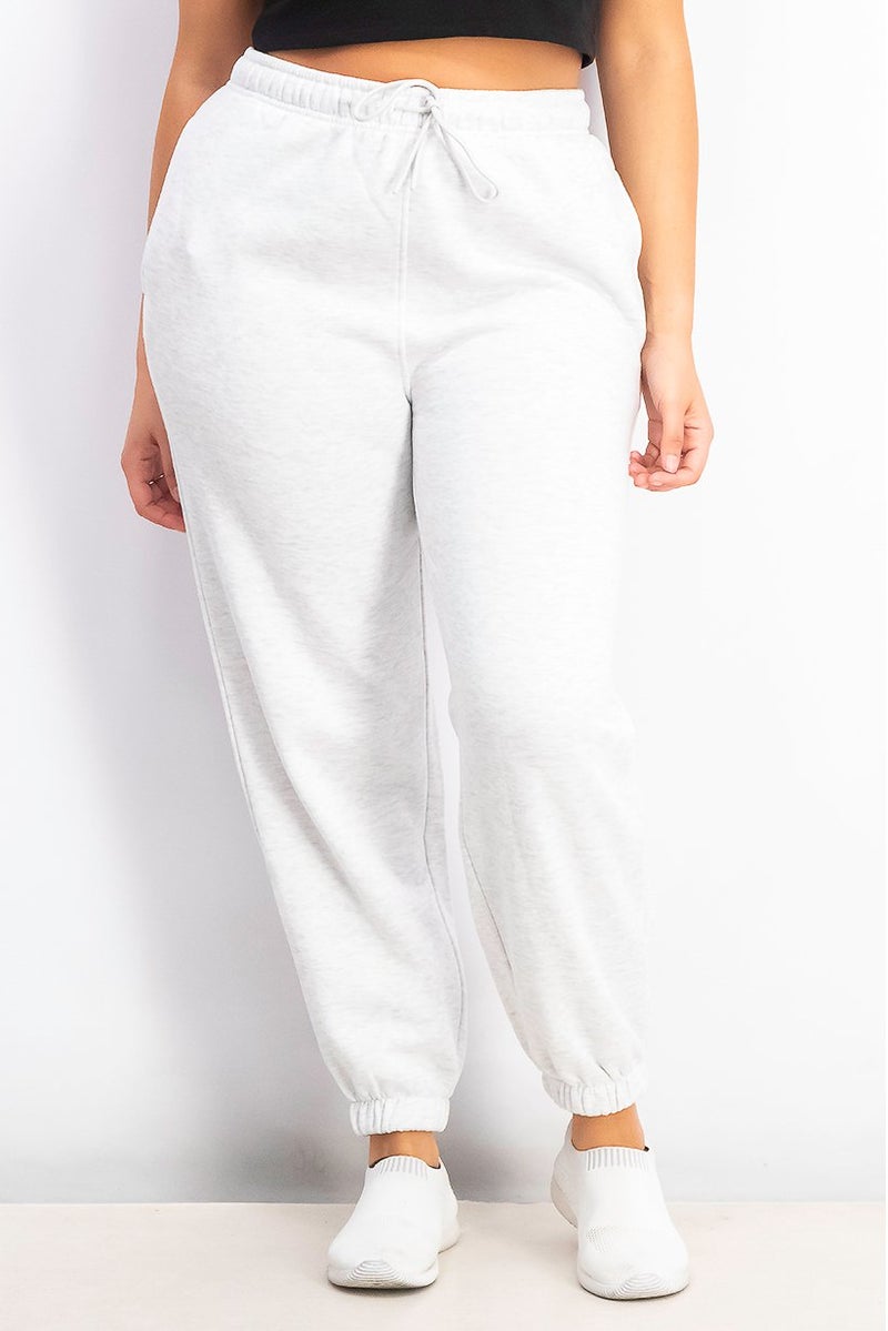 TOPSHOP سروال نسائي بسحب، رمادي فاتح - Image 1