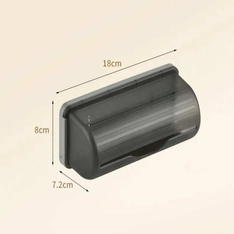 Garbage Bag Holder 17*8*7.5cm Compact Space-saving Design Trash Bag Holder - Robust Easy-to-clean Premium ABS Plastic Bag Storage Holder for Home Kitchen Bathroom Office Organization - Image 4
