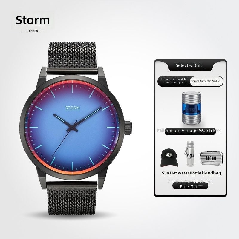 STORM British Imported STYRO Series Men's Watch with Color-Changing Dial - Image 2