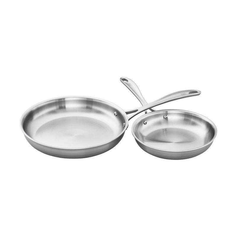ZWILLING Spirit 3-ply 2-pc Stainless Steel Fry Pan Set - Image 1
