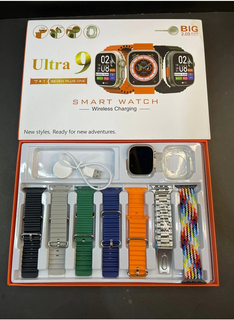 Generic - Ultra 9 Classic Edition 7+1 Smart Watch with Case - Image 1