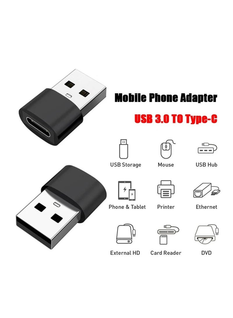 OTG Charger Adapter with USB to Type C Charging Port for Charging and Data Transfer Usb A to type c female to male and card reader  - Image 3
