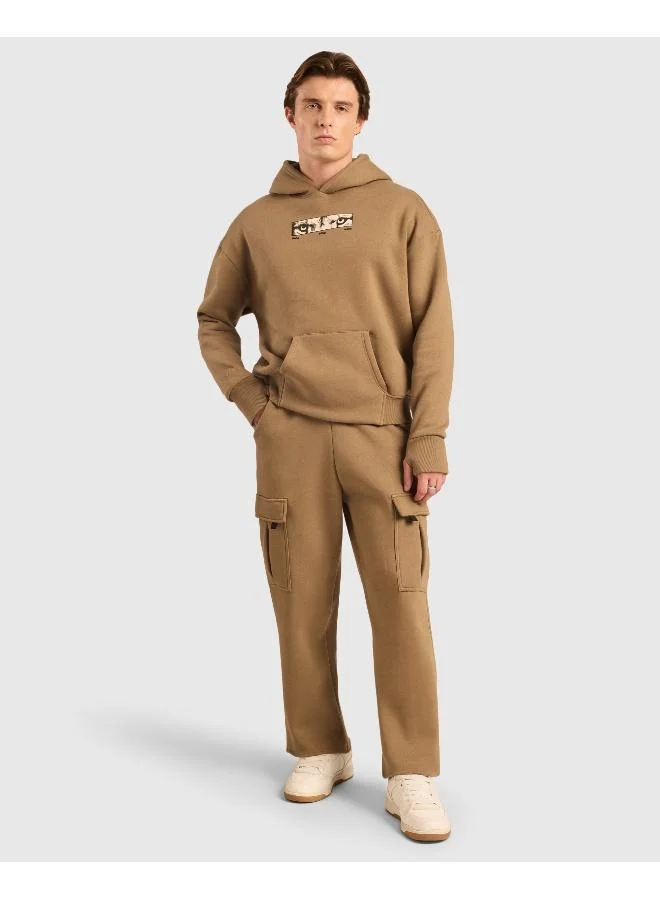 Musclemind Men's Cloud Ease Fleece Cargo Pants