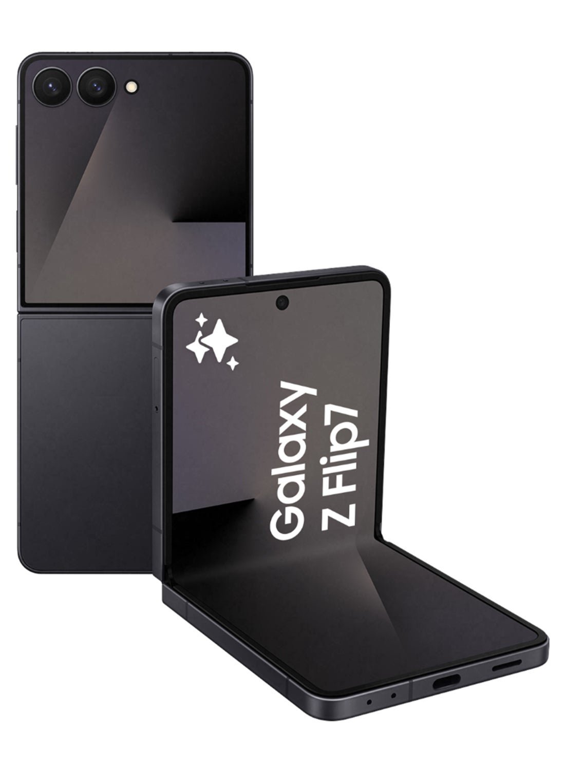 سامسونج جالكسي Z Flip7 سعة 256 جيجابايت — أسود