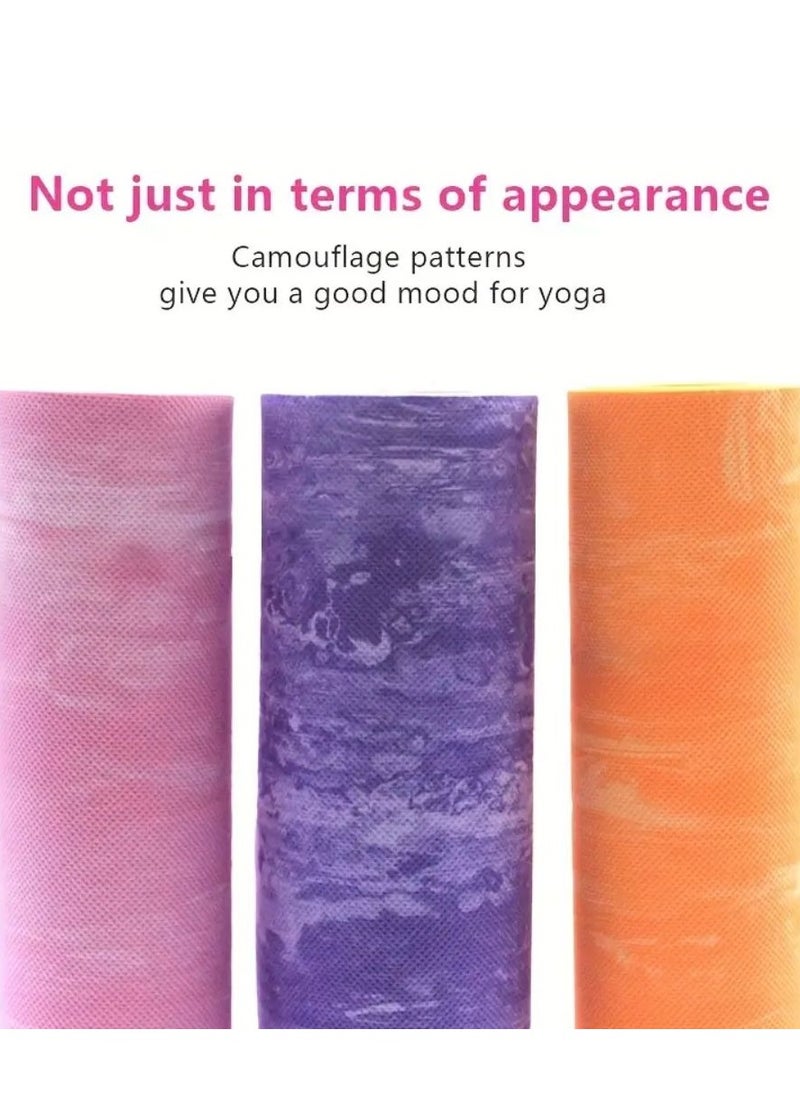 Spall - Camouflage Design 6mm Yoga Mat – Non-Slip, Durable, and Comfortable Mat for Yoga, Pilates & Fitness - Image 1