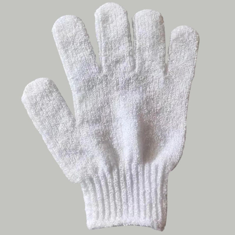 Of Bath Towels, Shower Gloves, Five-Finger Exfoliating Painless Scrubbing Back Scrubber, Double-Sided Bath Towel - Image 1