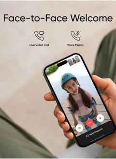 eufy eufy Security Video Doorbell Camera Wireless C30, Live Video Call, 2K FHD, Battery Powered, 16:9 Wide View, Easy Installation, Human and Motion Detection, HomeBase S380 Compatible, No Monthly Fee  - Image 3