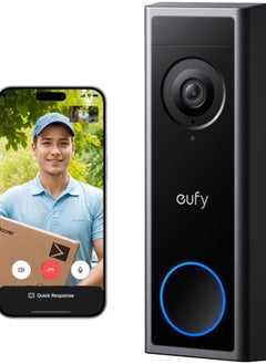 eufy eufy Security Video Doorbell Camera Wireless C30, Live Video Call, 2K FHD, Battery Powered, 16:9 Wide View, Easy Installation, Human and Motion Detection, HomeBase S380 Compatible, No Monthly Fee  - Image 1