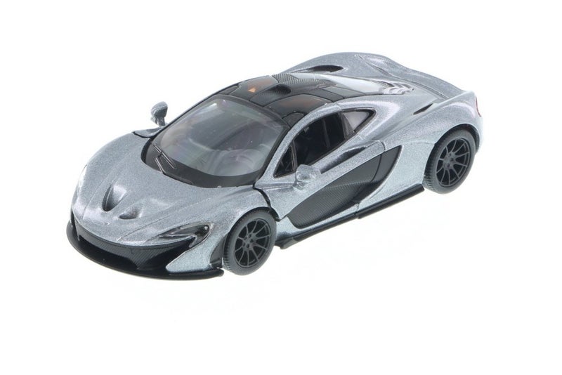 KiNSMART McLaren P1 1:36 Scale 5" Die Cast Metal Model Toy Super Car (Grey) - Image 1