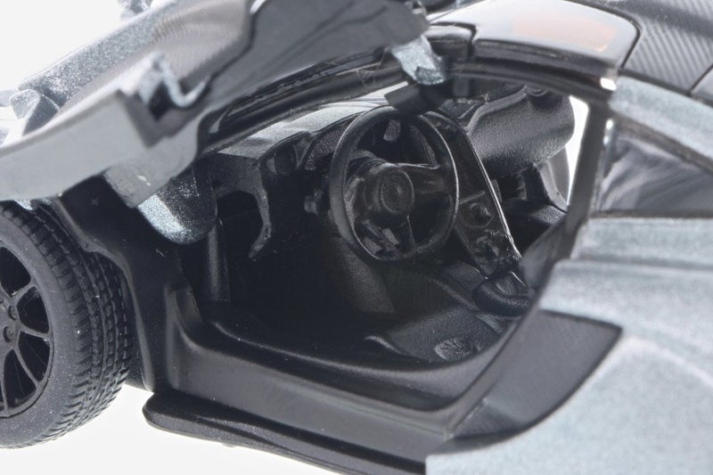 KiNSMART McLaren P1 1:36 Scale 5" Die Cast Metal Model Toy Super Car (Grey) - Image 2