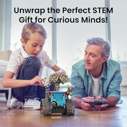 Sillbird Robot Building Kit with Remote Control STEM Gifts for Kids Age 8-12, Coding Robotics Technic Toy Set for Boys' Birthday, Buildable 5-in-1 Models with 435 Pieces - Image 2