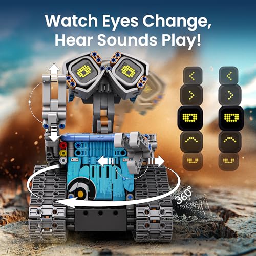 Sillbird Robot Building Kit with Remote Control STEM Gifts for Kids Age 8-12, Coding Robotics Technic Toy Set for Boys' Birthday, Buildable 5-in-1 Models with 435 Pieces - Image 3