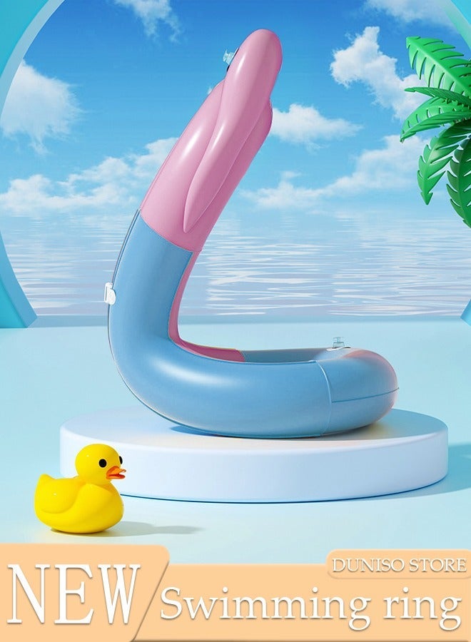 DUNISO Inflatable Swimming Ring for Kids, Inflatable Pool Float Rings, Small Inflatable Pool Swimming Rings for Kids Swimming Water Party - Image 1