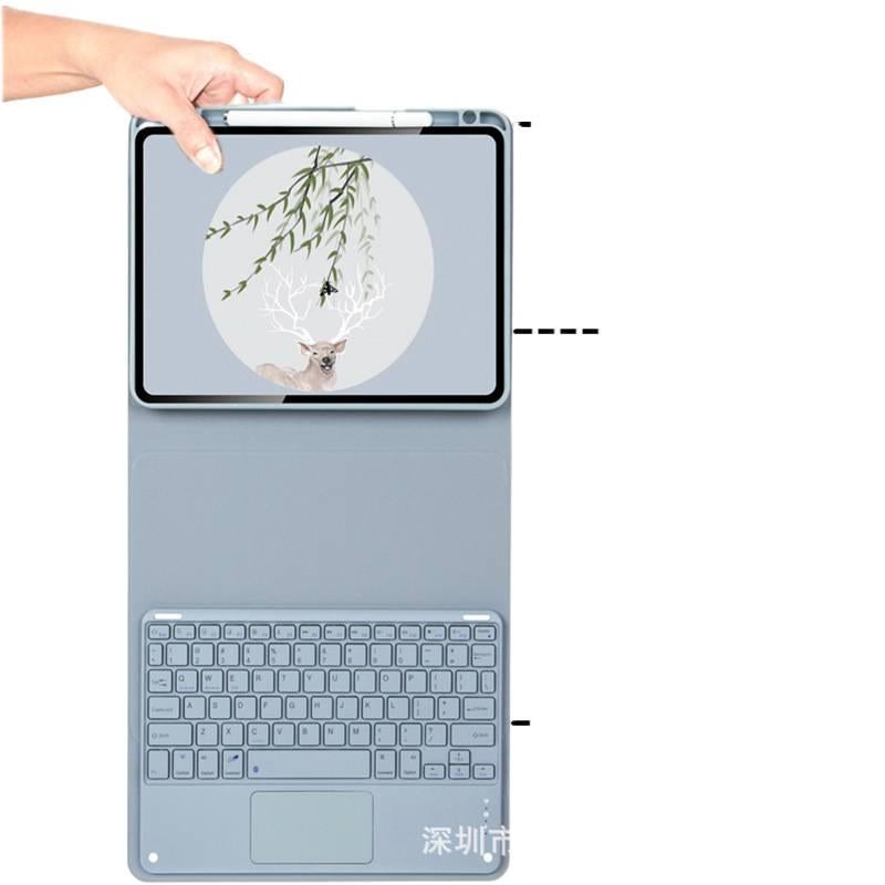 DGG حافظة آيباد متوافقة مع iPad Pro 11 / iPad 10.2 مع حامل قلم باللون أصفر - Image 3