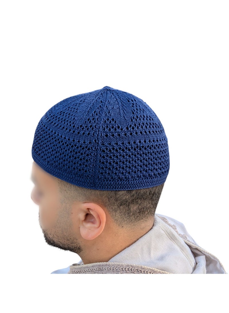 طاقية صلاة تركية من القطن – تصميم إسلامي أنيق مريح للاستخدام اليومي والعبادة - Image 4