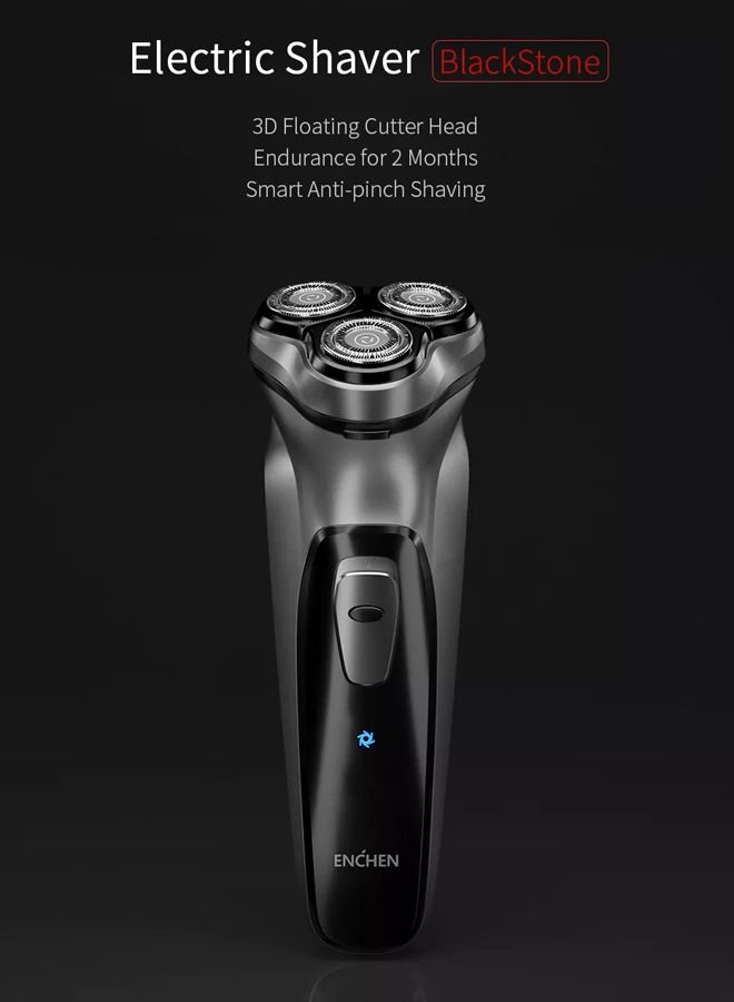 ENCHEN USB Charging Rechargeable Electric Shaver Waterproof Cordless Triple Blade Shavers For Men - Image 3