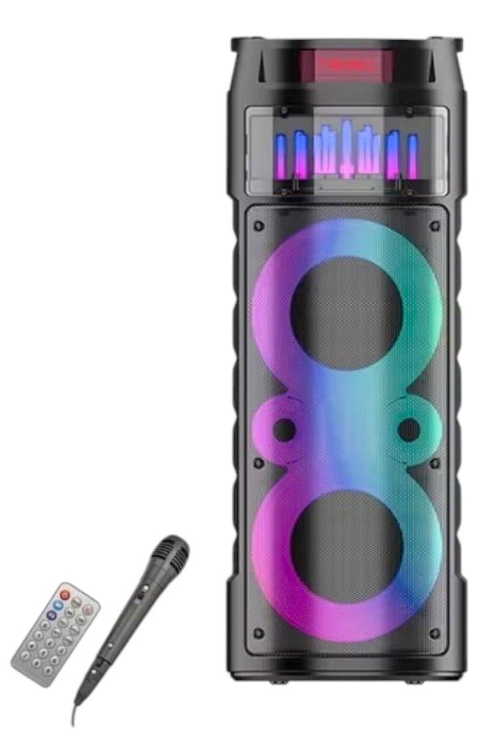 Portable Bluetooth Speakers Wireless Speaker Wit RGB Light BT Speaker Portable DJ Bass Stage Party Karaoke Subwoofer for Outdoor Radio Use JQS6221 - Image 1