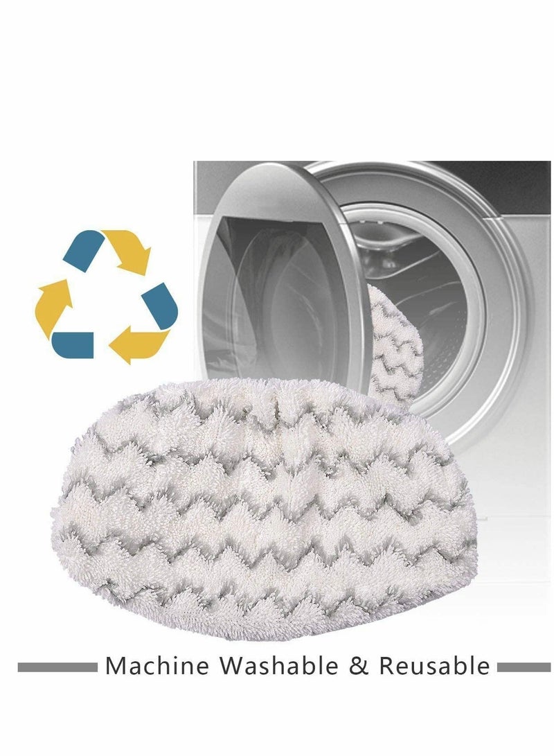 BettaWell Steam Mop Refill Pads For Bissell 1252 1606670 1543 1652 1132M 1530 11326 Symphony Hard Floor Vacuum Steam Cleaner Series Pack Of 6 - Image 2
