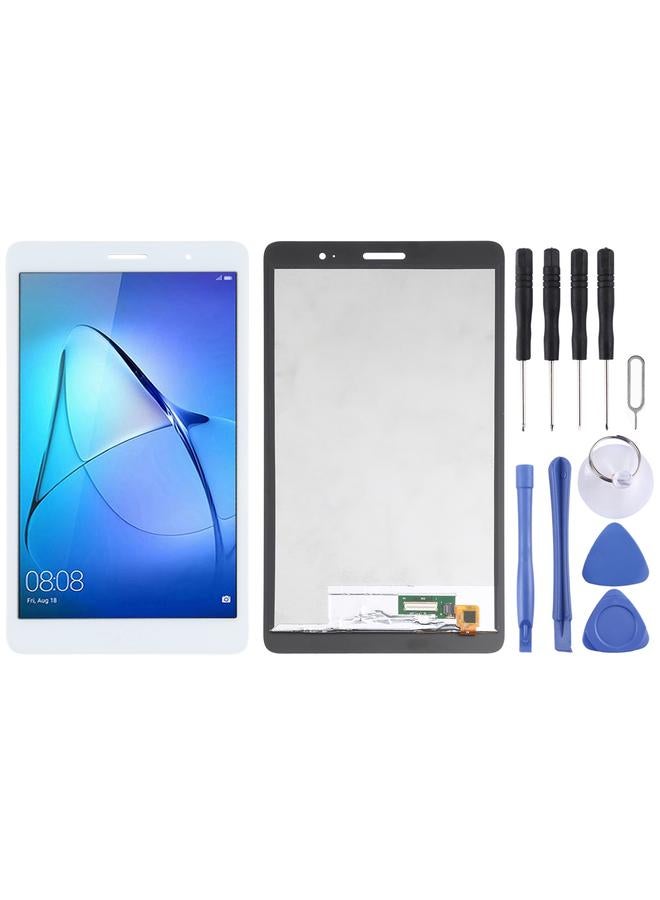 إيروريكس شاشة LCD بديلة OEM لجهاز Huawei MediaPad T3 8.0 KOB-L09 مع محول رقمي كامل التجميع باللون الأبيض - Image 1