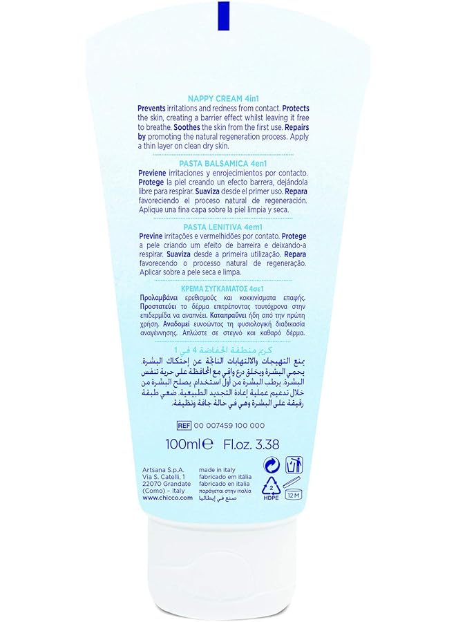Chicco Natural Sensation Nappy Cream 4 In 1 100Ml - Image 4