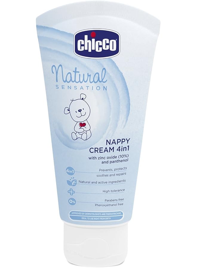 Chicco Natural Sensation Nappy Cream 4 In 1 100Ml - Image 1