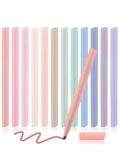 12 Pieces Assorted Colors Gel Highlighters Set for School Office Supplies Marker Pen